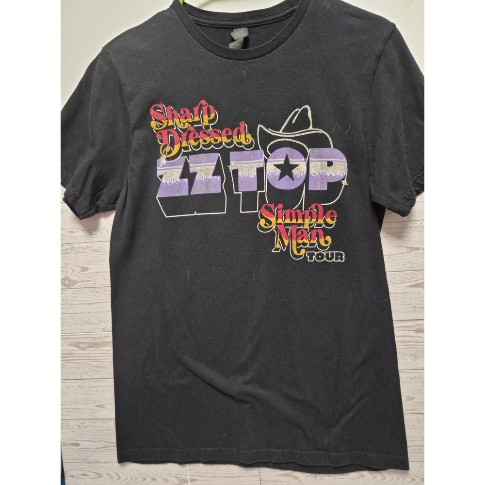 ZZ TOP BAND T SHIRT sharp Dressed Simple Man Tour Size Small